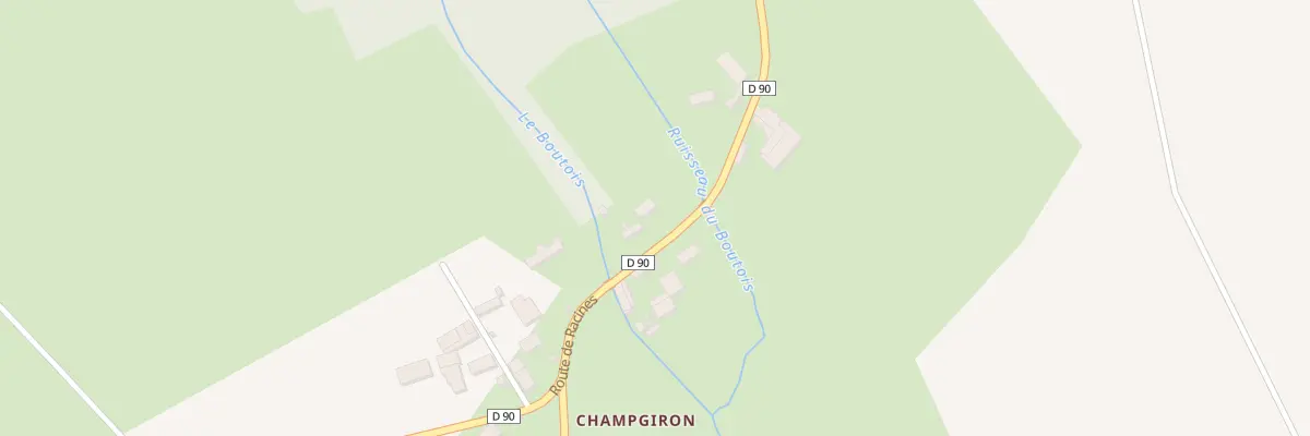 Plan du 36 Rte de Racines à Montfey