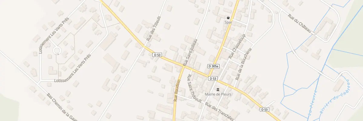 Plan du 10 Rue du Docteur Choquart à Pleurs