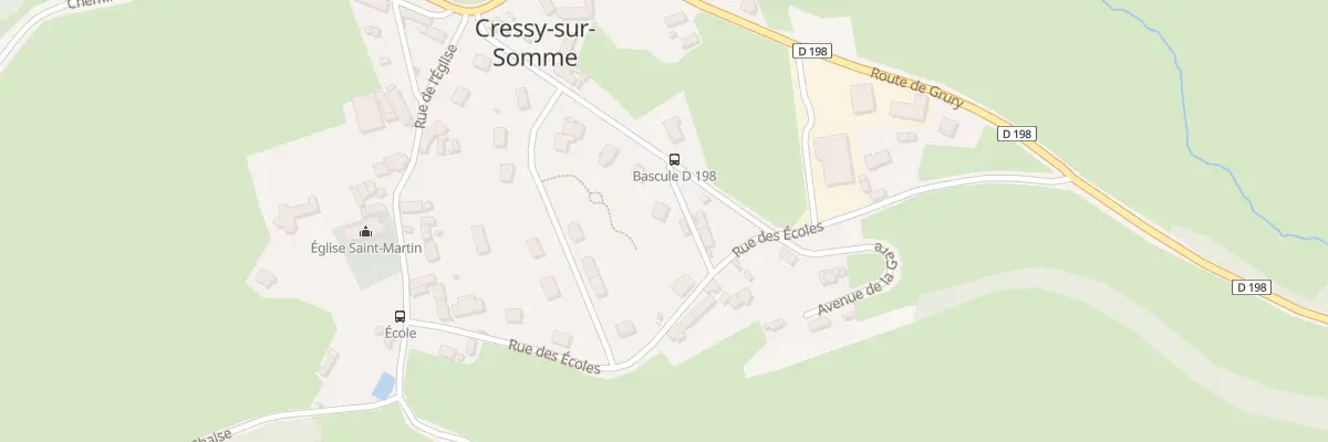 Plan du 2 Rue de la Vigne à Cressy-sur-Somme