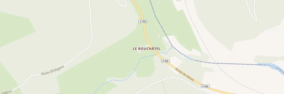 Plan du 5158 Bouchatel à Allenc