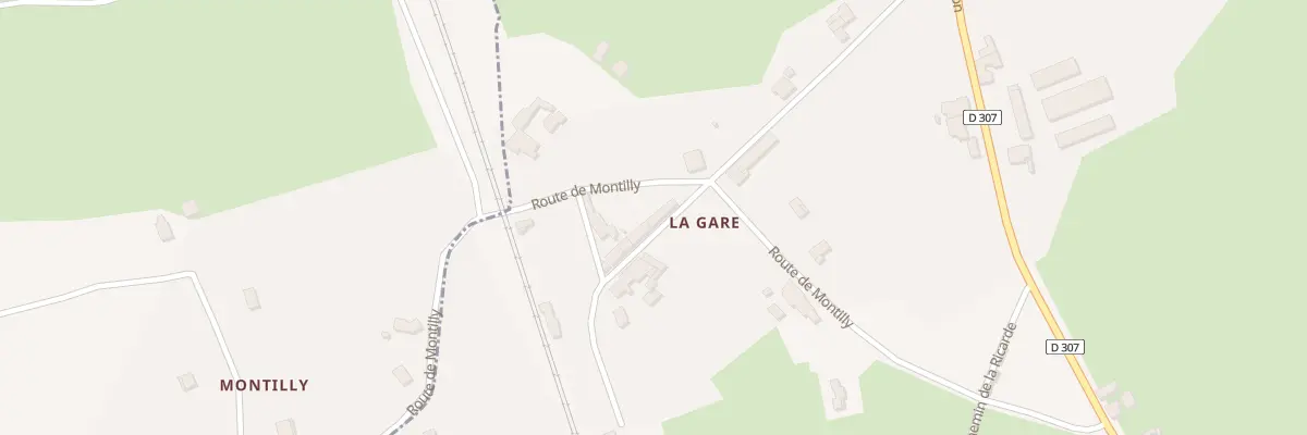 Plan du 296 Rte de la Gare à La Pacaudière