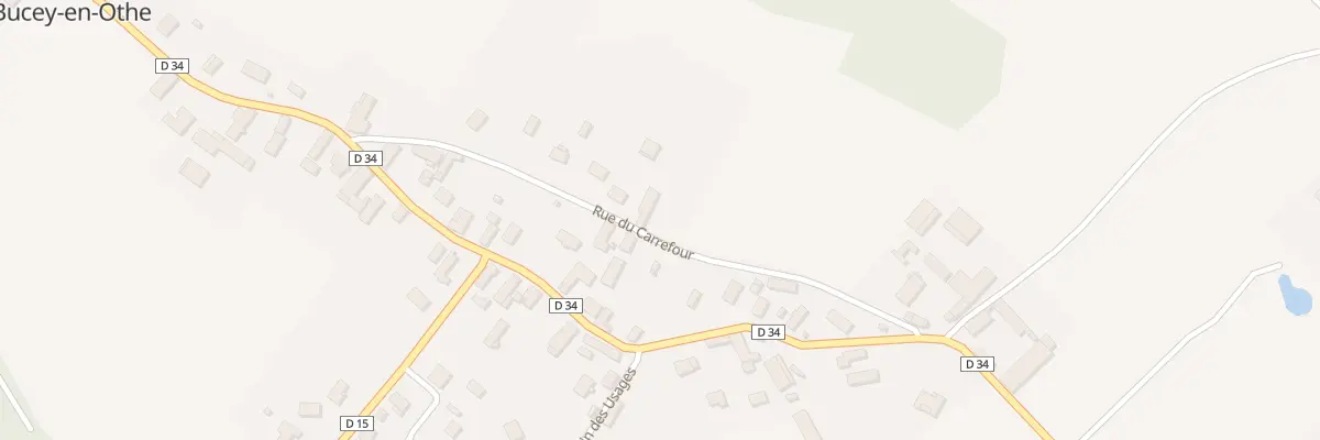 Plan du 13 Rue du Carrefour à Bucey-en-Othe