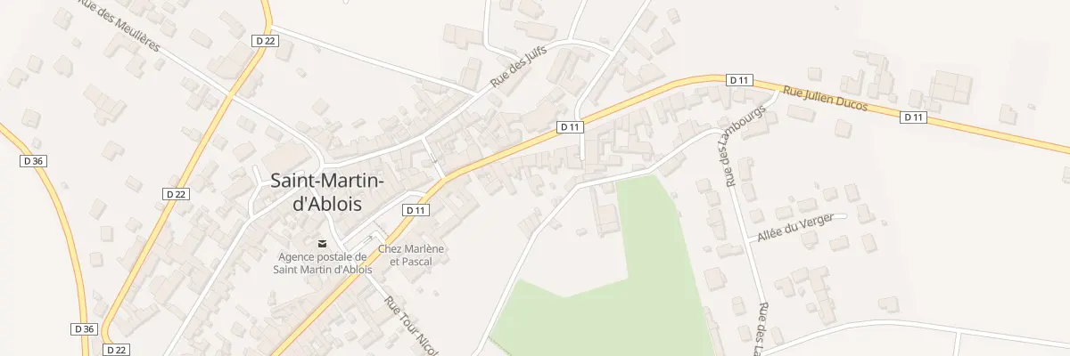 Plan du 44 Rue Julien Ducos à Saint-Martin-d’Ablois