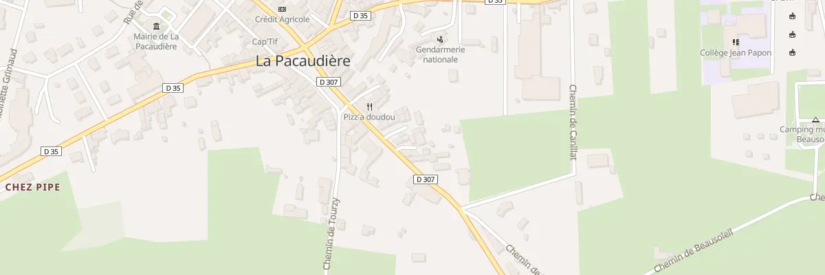 Plan du 19 Cour du Sabotier à La Pacaudière
