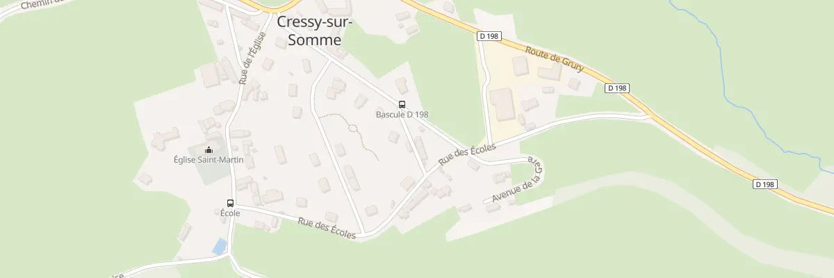 Plan du 1 Rue de la Vigne à Cressy-sur-Somme