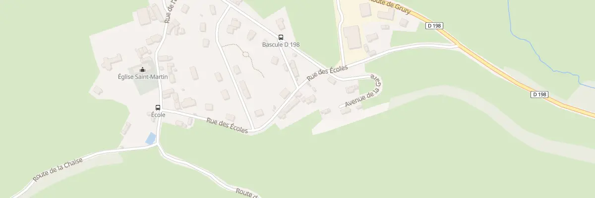 Plan du 8 Rue des Écoles à Cressy-sur-Somme