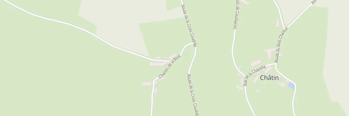 Plan du 55A La Bost à Châtin