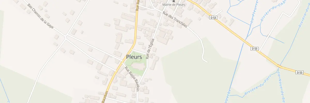 Plan du 7 Rue de l’Eglise à Pleurs
