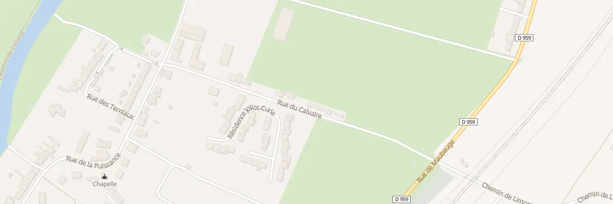 Plan du 9 Rue du Calvaire à Bachant