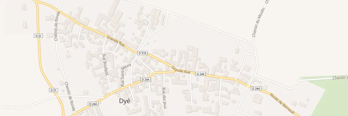Plan du 17 Gr Grande Rue à Dyé