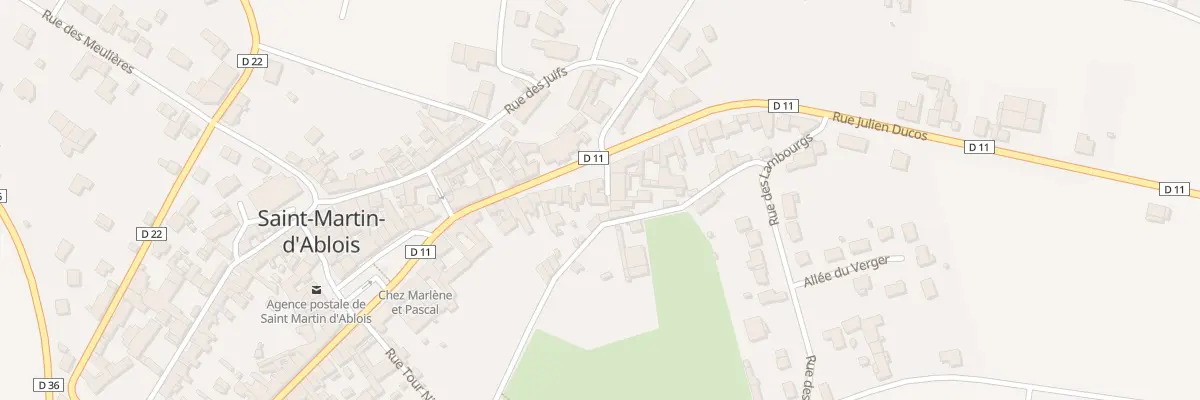 Plan du 36 Rue Julien Ducos à Saint-Martin-d’Ablois