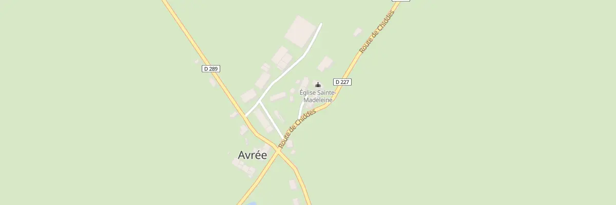 Plan du 9 Rte de Chiddes à Avrée