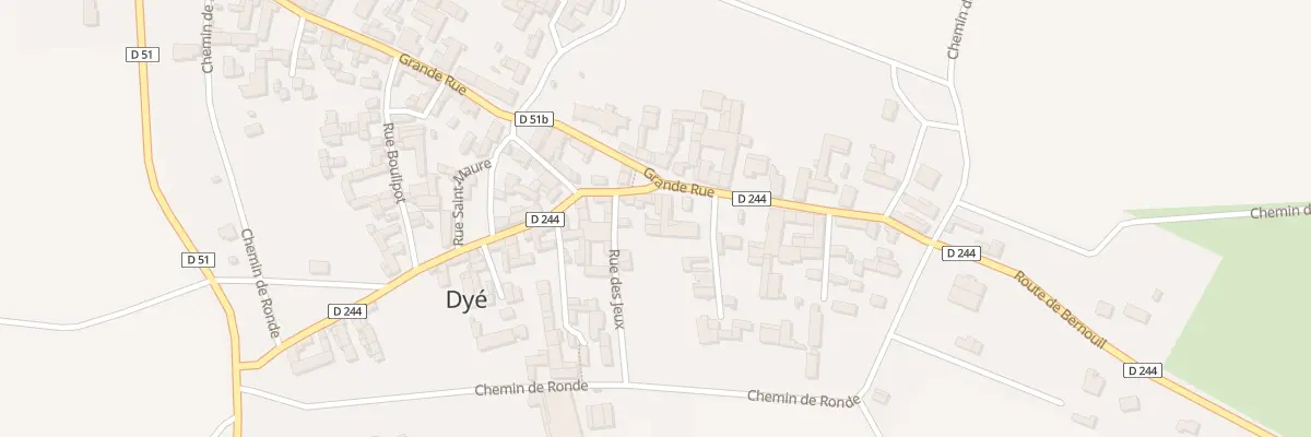 Plan du 26 Gr Grande Rue à Dyé