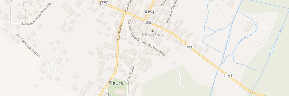 Plan du 2 Rue des Tranchees à Pleurs
