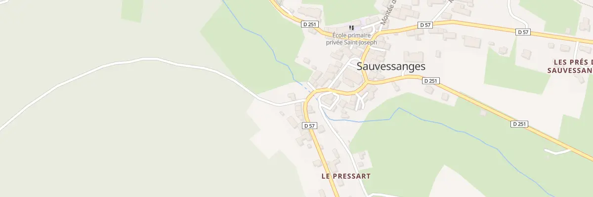 Plan du 5159 Le Bourg à Sauvessanges