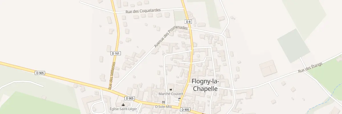 Plan du 11 Rue de Fresne à Flogny-la-Chapelle