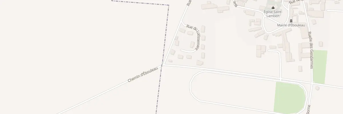 Plan du 8 Rue du Lotissement à Ébouleau