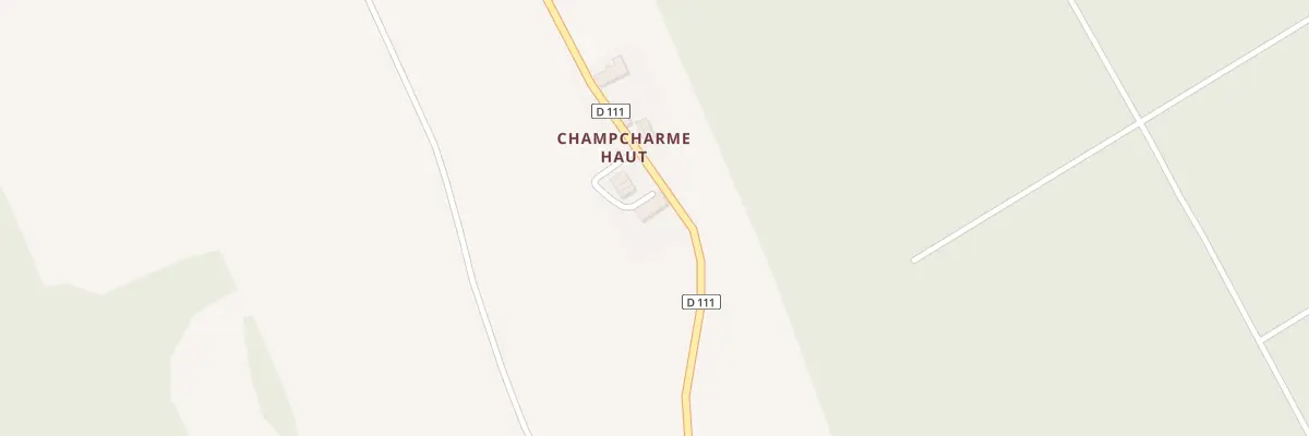 Plan du 22 Rte de Champcharme à Maraye-en-Othe