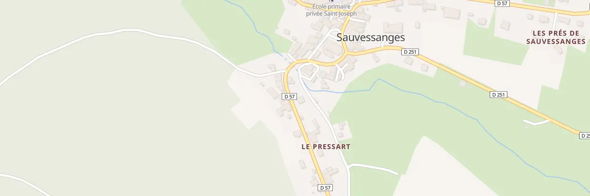Plan du 5477 Le Bourg à Sauvessanges