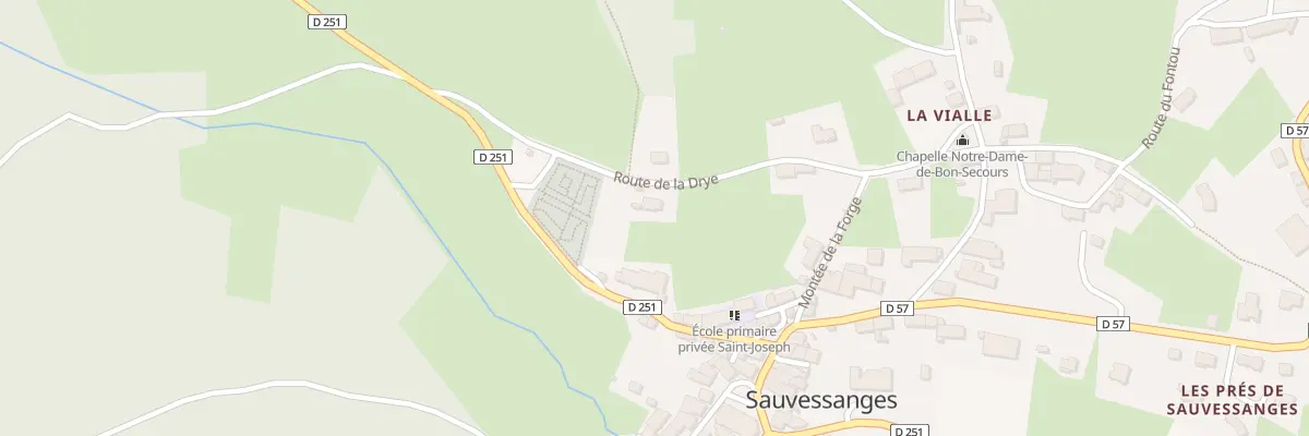 Plan du 5118 La Vialle à Sauvessanges