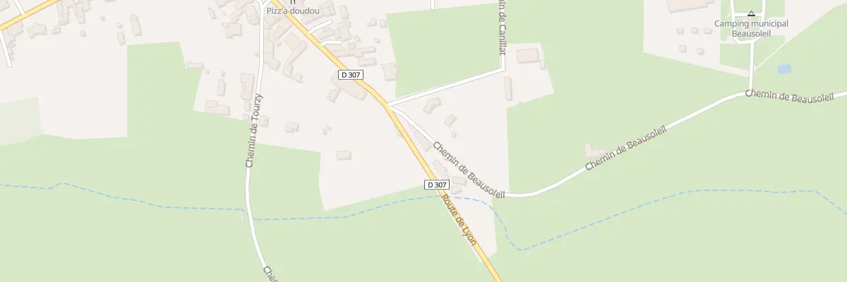 Plan du 333 Rte de Lyon à La Pacaudière
