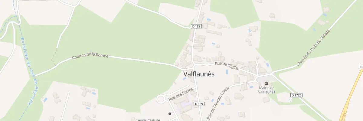 Plan du 26 Che de la Pompe à Valflaunès
