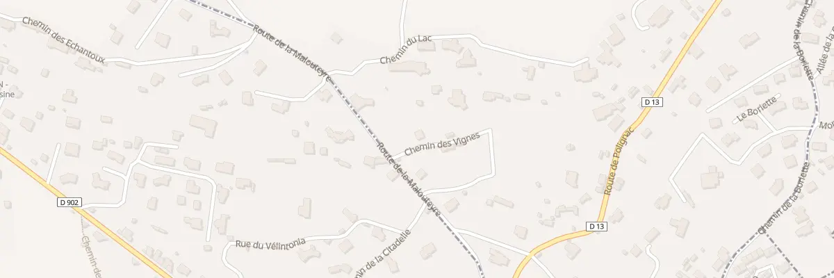 Plan du 10 Rte de la Malouteyre à Polignac