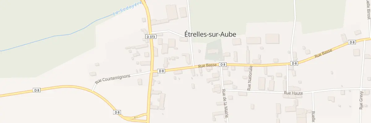 Plan du 1 Pl de l’Église à Étrelles-sur-Aube