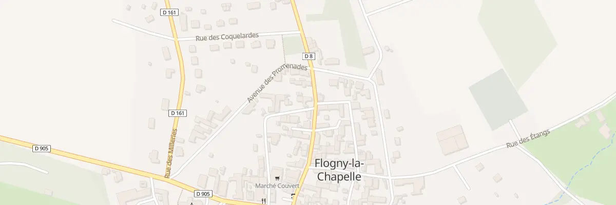 Plan du 23 Rue de la Poste à Flogny-la-Chapelle