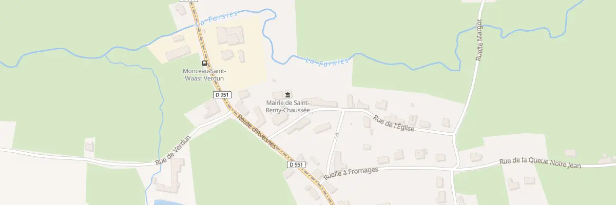 Plan du 9 Rue de l’Eglise à Saint-Remy-Chaussée
