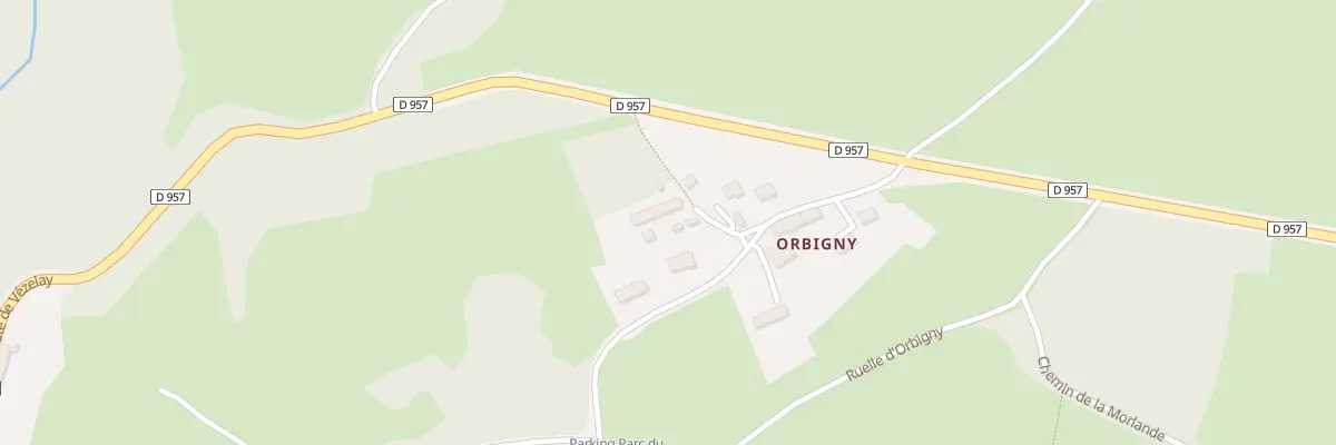 Plan du 1 Rle d’Orbigny à Pontaubert