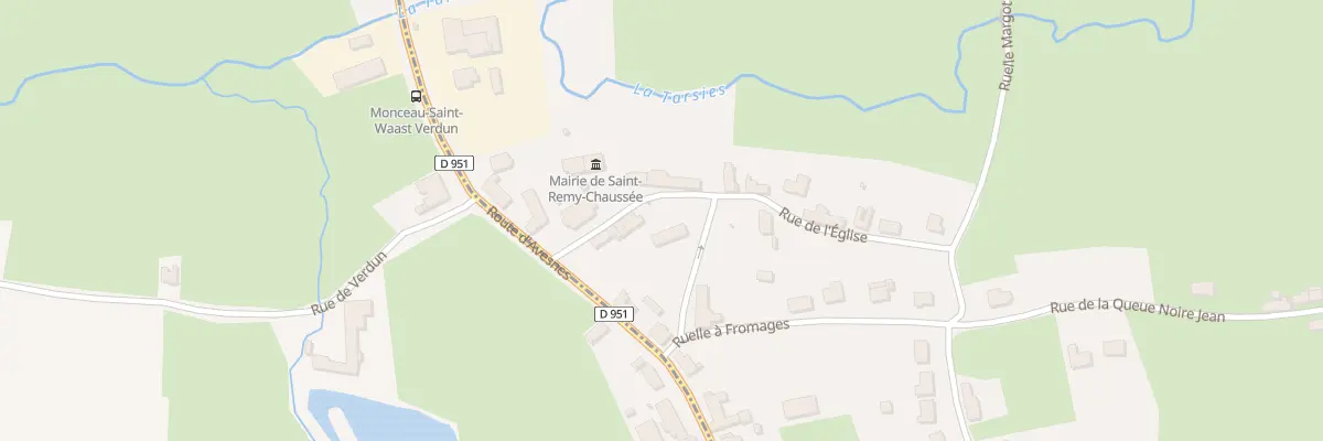 Plan du 8 Rue de l’Eglise à Saint-Remy-Chaussée