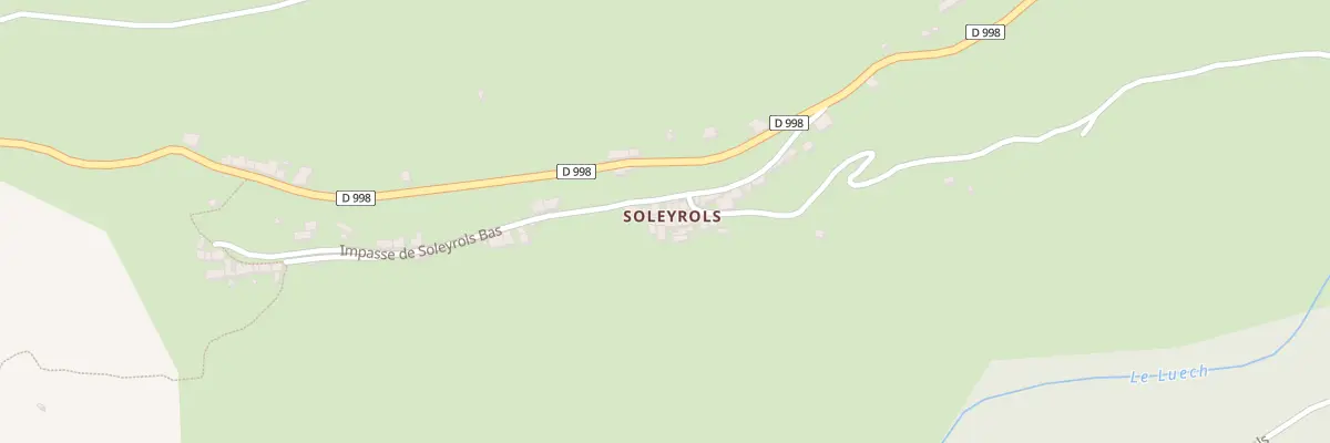 Plan du 224 Imp de Soleyrols bas à Vialas
