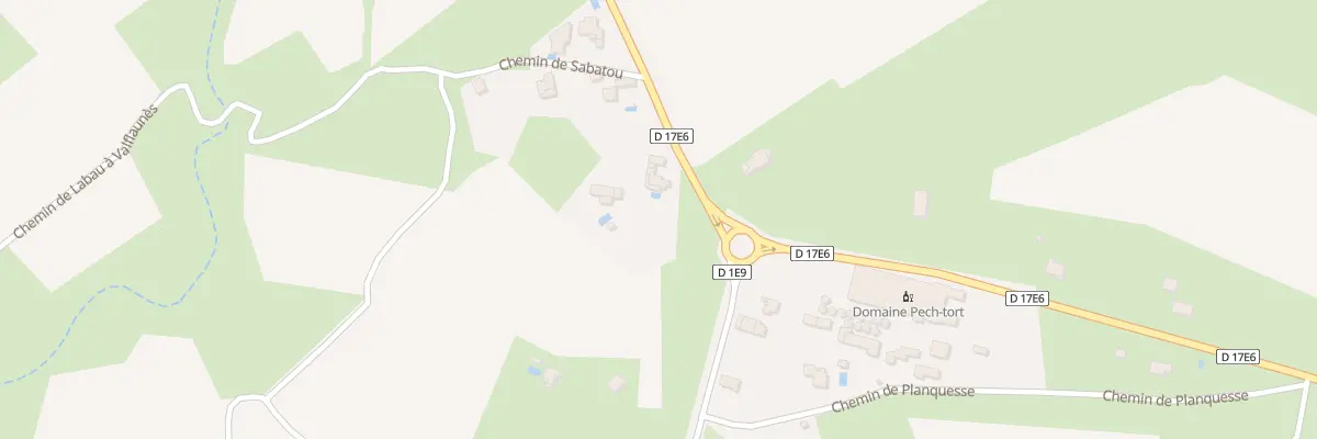 Plan du 5568F Rte de Pompignan à Valflaunès