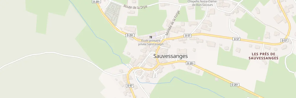 Plan du 5140 Le Bourg à Sauvessanges