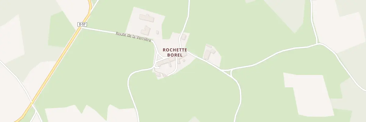 Plan du 5228 La Rochette Borel à Sauvessanges