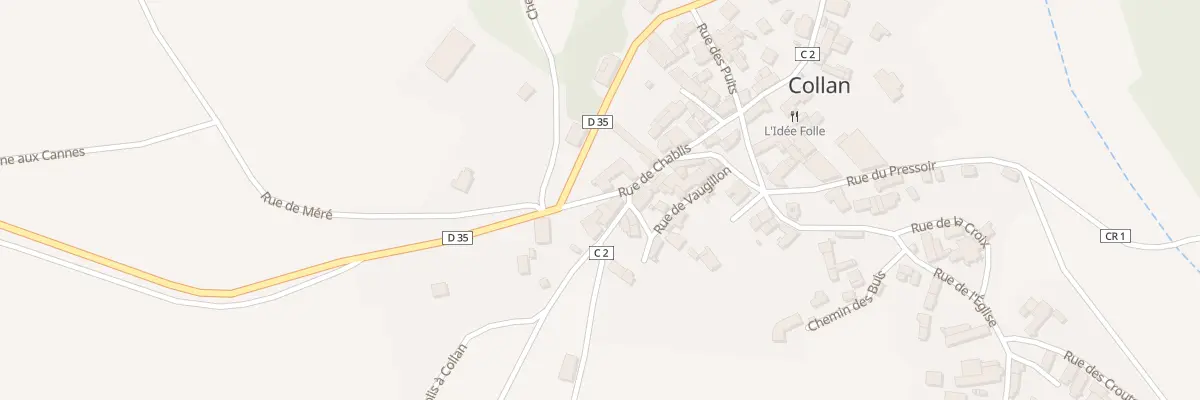 Plan du 7 Rue de Chablis à Collan