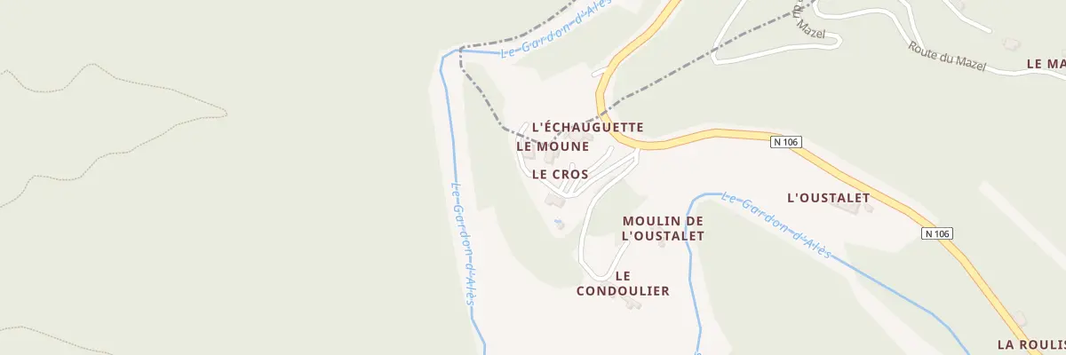 Plan du 6087 Coudoulier à Saint-Hilaire-de-Lavit