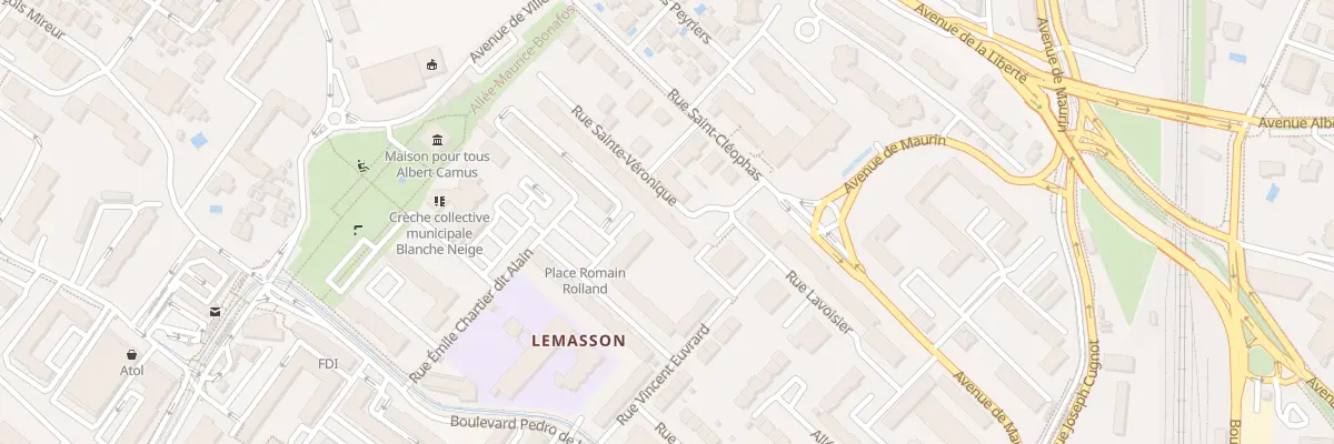 Plan du 61 Rue Sainte Véronique à Montpellier