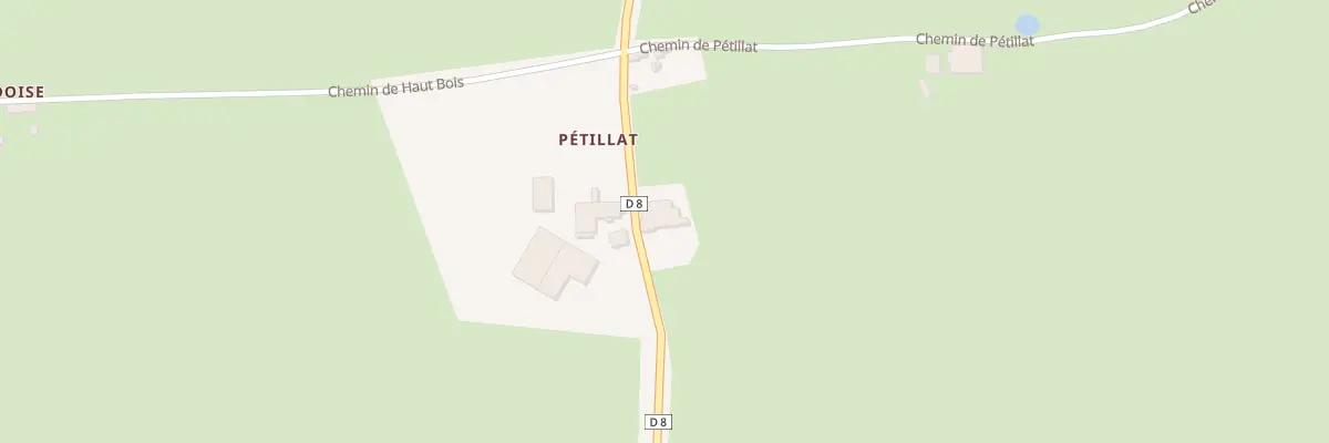 Plan du 2620 Rte d’Urbise à La Pacaudière