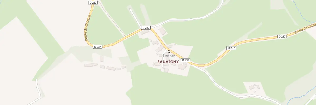 Plan du 5115 Sauvigny à Chalmoux