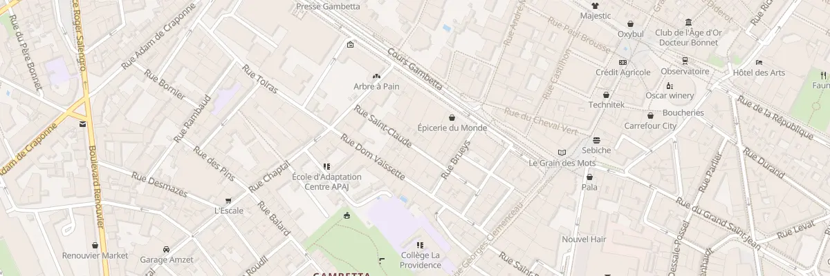 Plan du 5 Rue Saint Claude à Montpellier
