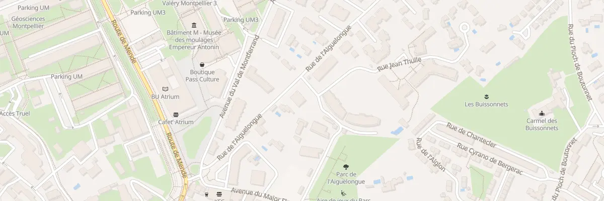 Plan du 246 Rue de l’Aiguelongue à Montpellier