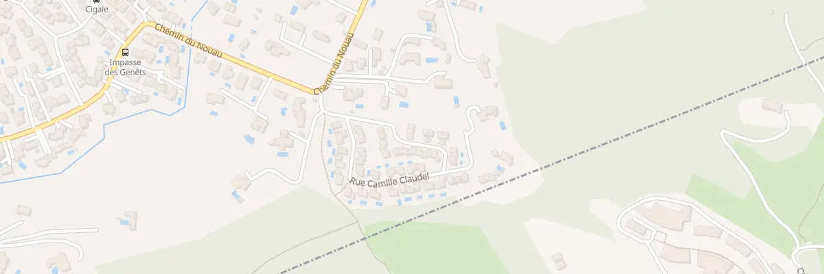 Plan du 390 Rue Camille Claudel à Prades-le-Lez