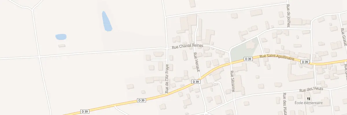 Plan du 6 Rue du Grand Gravier à Broussy-le-Grand