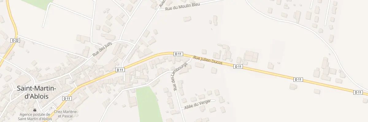 Plan du 6 Rue Julien Ducos à Saint-Martin-d’Ablois