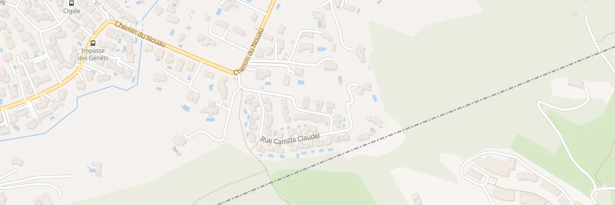 Plan du 406 Rue Camille Claudel à Prades-le-Lez