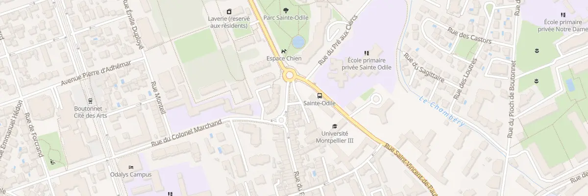 Plan du 118B Rue du Faubourg Boutonnet à Montpellier