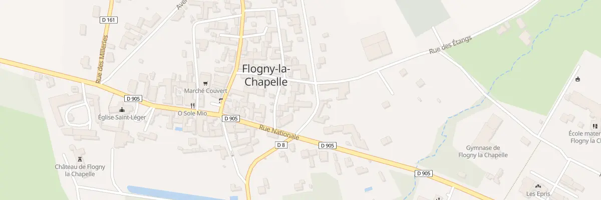 Plan du 1 Av des Promenades à Flogny-la-Chapelle