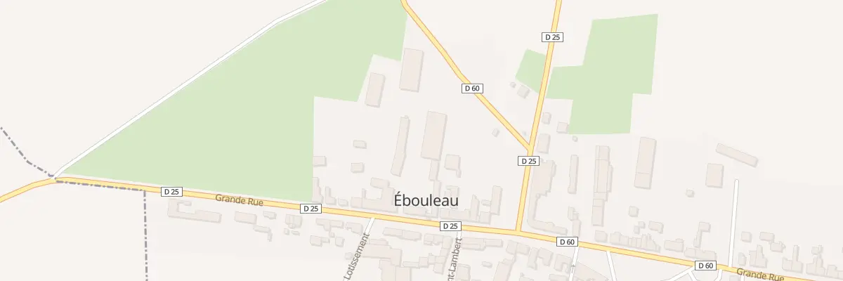 Plan du 11 Gr Gde Rue à Ébouleau